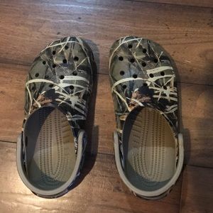 Camo crocs- accepting offers